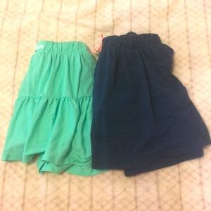 2 Cat & Jack Skirts Girls size 10/12